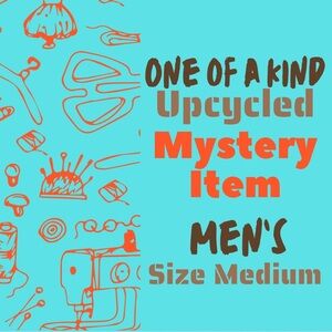 Mystery Box One of a Kind Upcycled Item Men’s SIZE Medium Unique 1 of 1 rare
